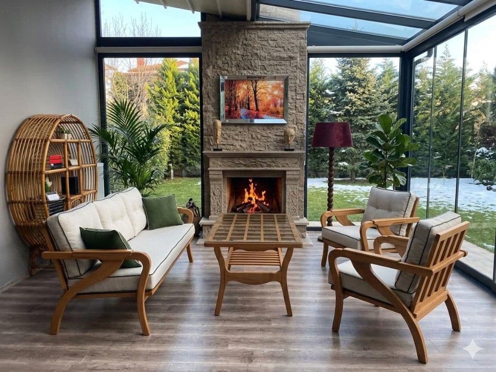 Rattan orman kışlama